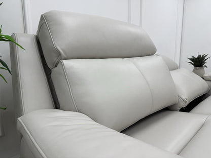 G Plan Thornbury 3 Seater Leather Power Recliner Sofa With Headrest & Lumbar