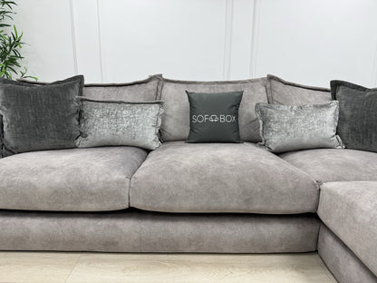 DFS Devine Corner Sofa In Grey
