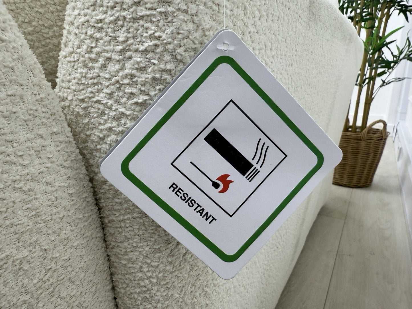 Sofology Marble Arch Love Seat In Cream Boucle Fabric