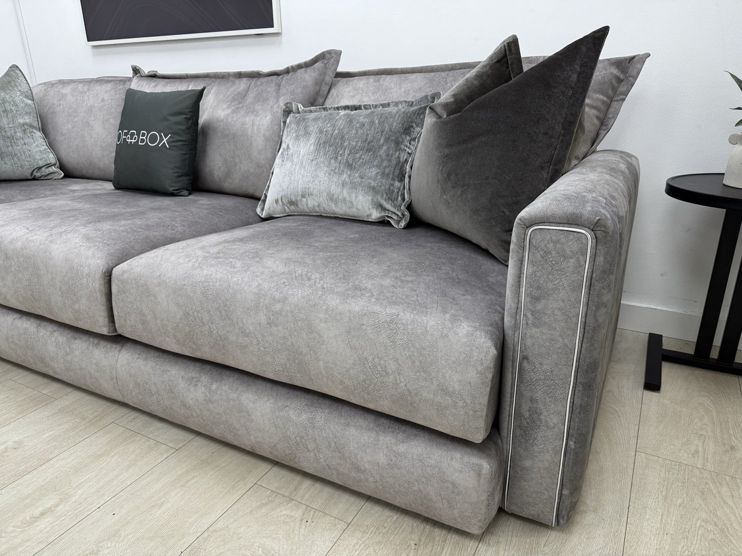 DFS Devine Corner Sofa In Light Grey