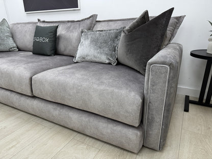 DFS Devine Corner Sofa In Light Grey
