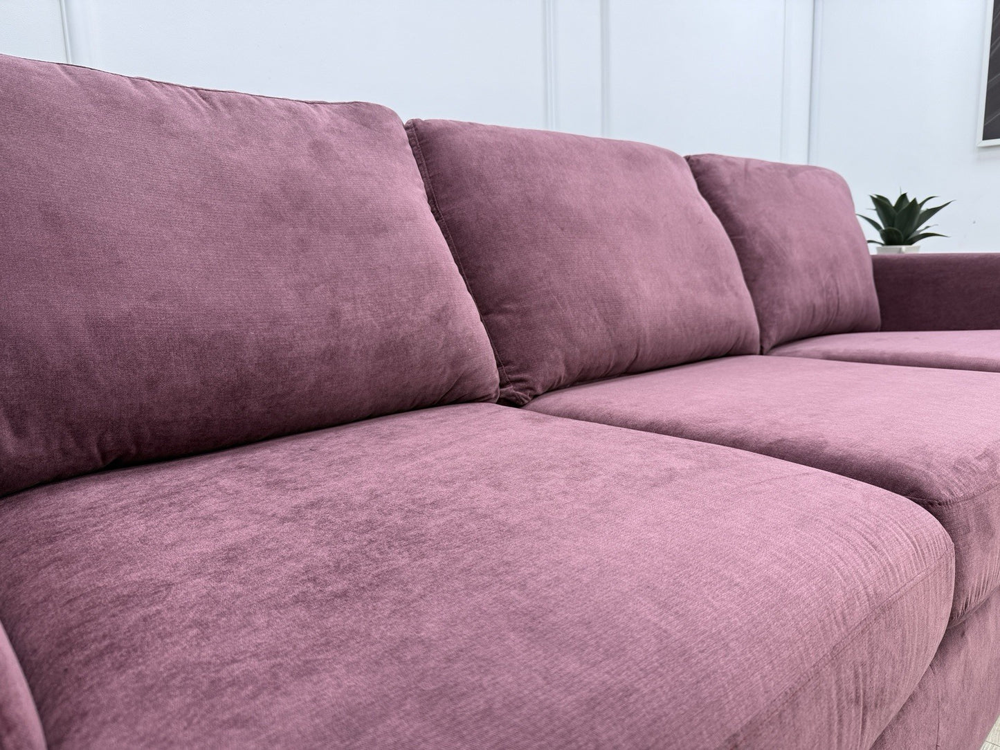 DFS Freya 4 Seater Sofa In Wine Fabric