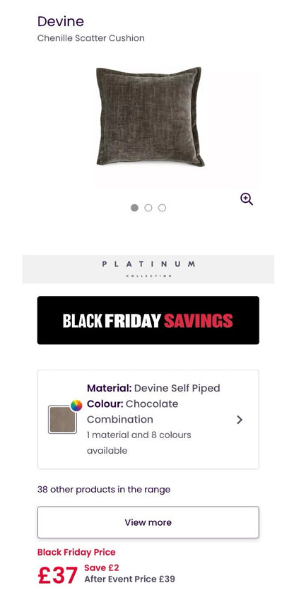 DFS Devine Corner Sofa In Chocolate Combination