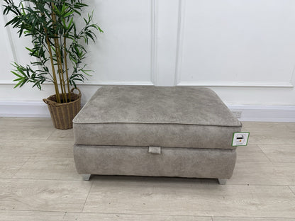 DFS Cherished Storage Footstool In Oatmeal