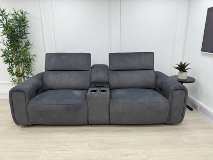 Sofology Premiere 2.5 Seater Power Recliner/Headrest/Heated Sofa