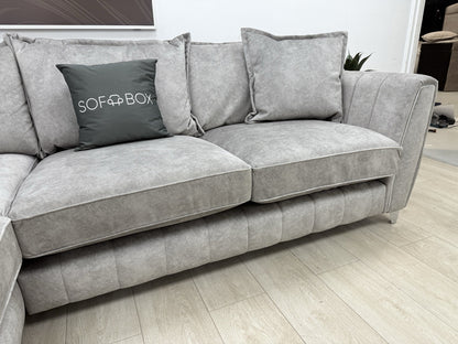 DFS Cherished Corner Sofa In Grey RHF