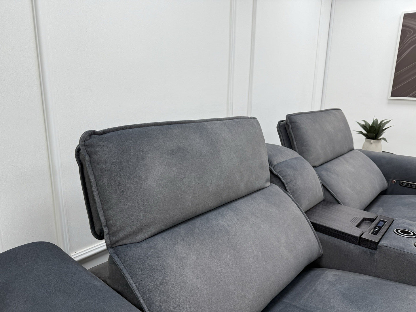 Sofology Premiere 2.5 Seater Power Recliner/Headrest/Heated Sofa