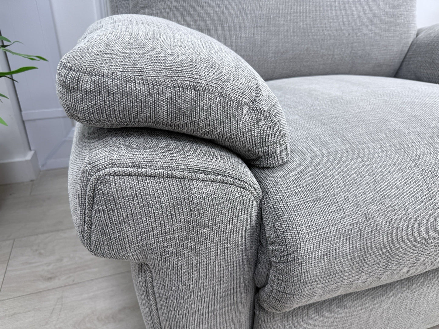 La-Z-Boy New Tamla Power Recliner Chair In Grey Fabric