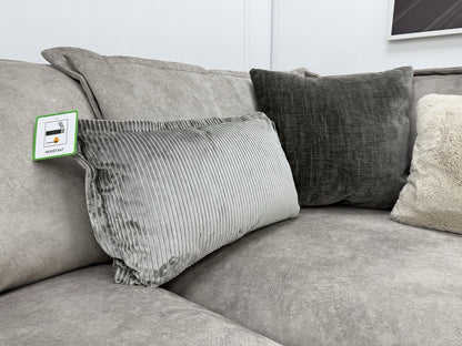 DFS Devine Corner Sofa In Oatmeal Fabric