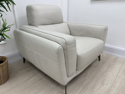 DFS San Antonio Fixed Armchair In Fossil Leather