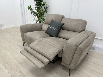 DFS San Mateo 2 Seater Power Recliner Sofa In Arizona Stone