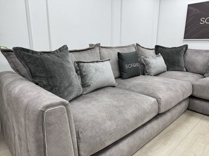 DFS Devine Corner Sofa In Grey