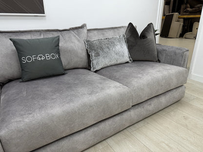 DFS Devine Corner Sofa In Light Grey