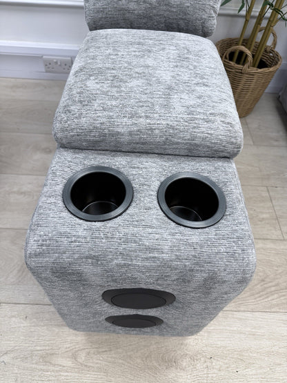DFS Steller Storage Speaker Console Unit In Mist Grey