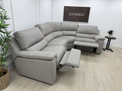 G Plan Taylor Power Recliner Corner Sofa In Tropic Ash Fabric