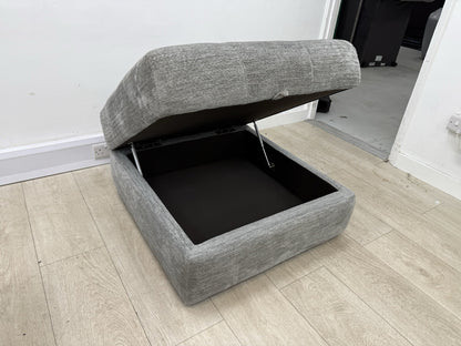 DFS Steller Storage Footstool In Mist Grey
