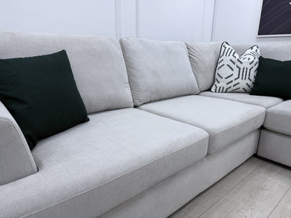 DFS Freya Corner Sofa 2c2 In Silver