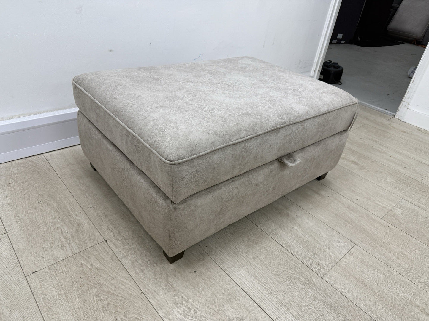 DFS Cherished Storage Footstool In Oatmeal