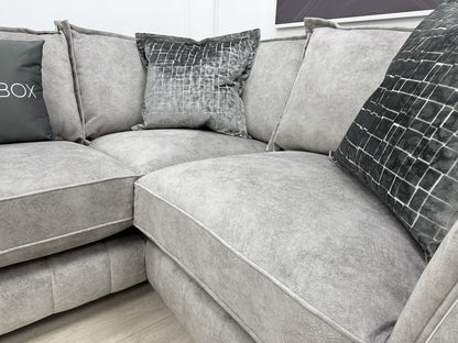 DFS Cherished Corner Sofa In Grey LHF