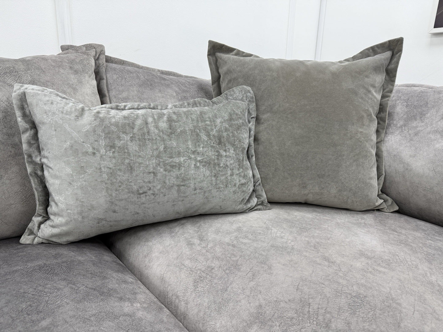 DFS Devine Corner Sofa In Light Grey
