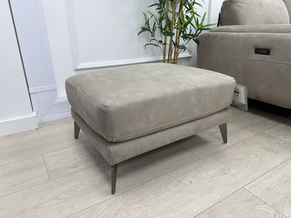 DFS San Mateo Footstool In Arizona Stone Fabric