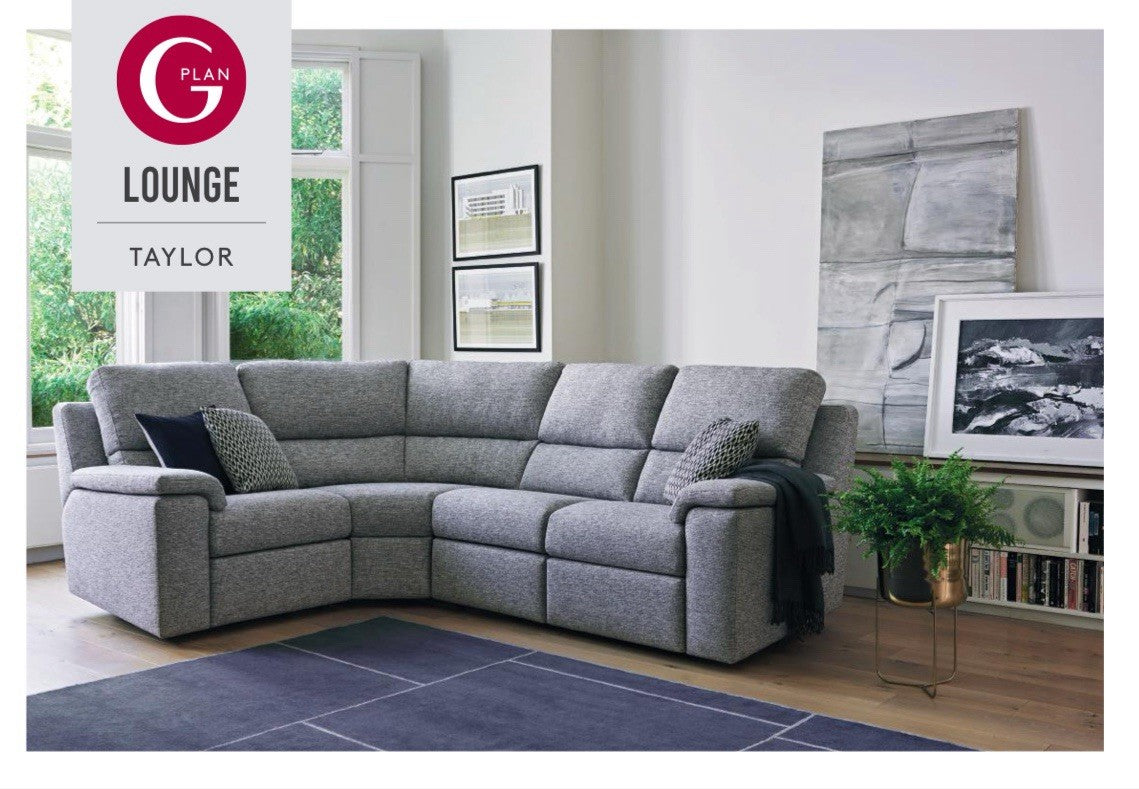 G Plan Taylor Power Recliner Corner Sofa In Tropic Ash Fabric