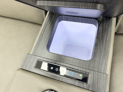 Sofology Premiere 2.5 Seater Power Recliner Sofa In Grey Leather