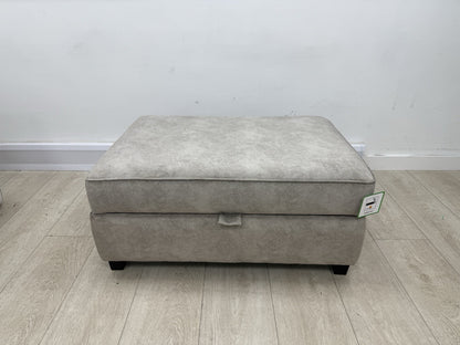 DFS Cherished Storage Footstool In Oatmeal