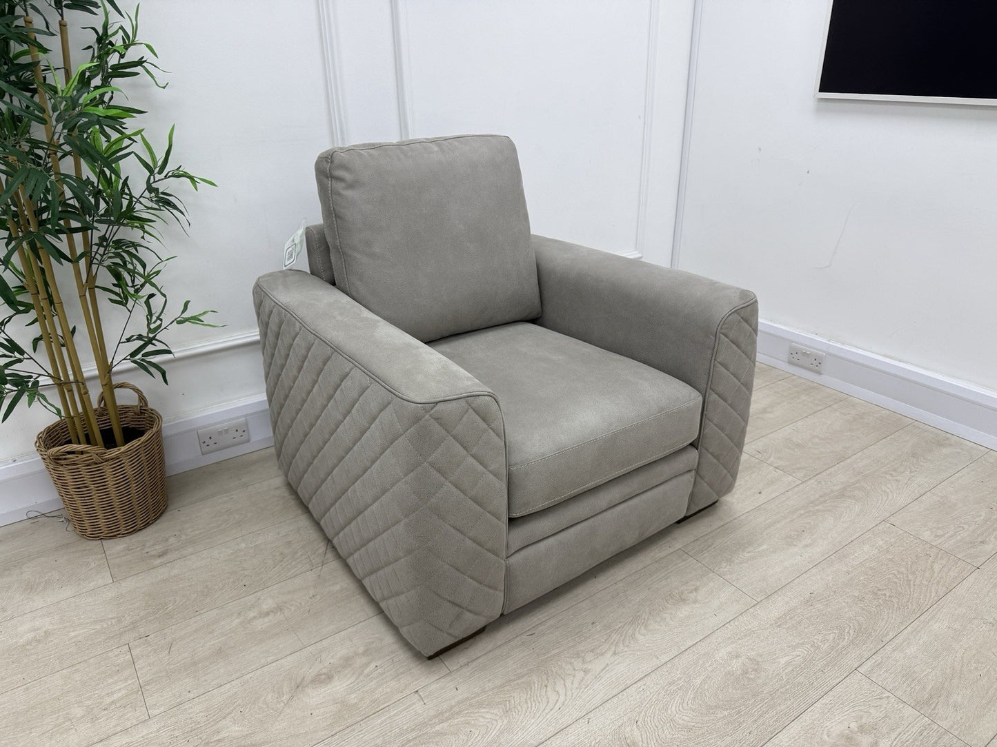 DFS Finton Armchair In Arizona Misty Fabric