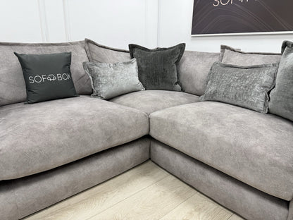 DFS Devine Corner Sofa In Grey