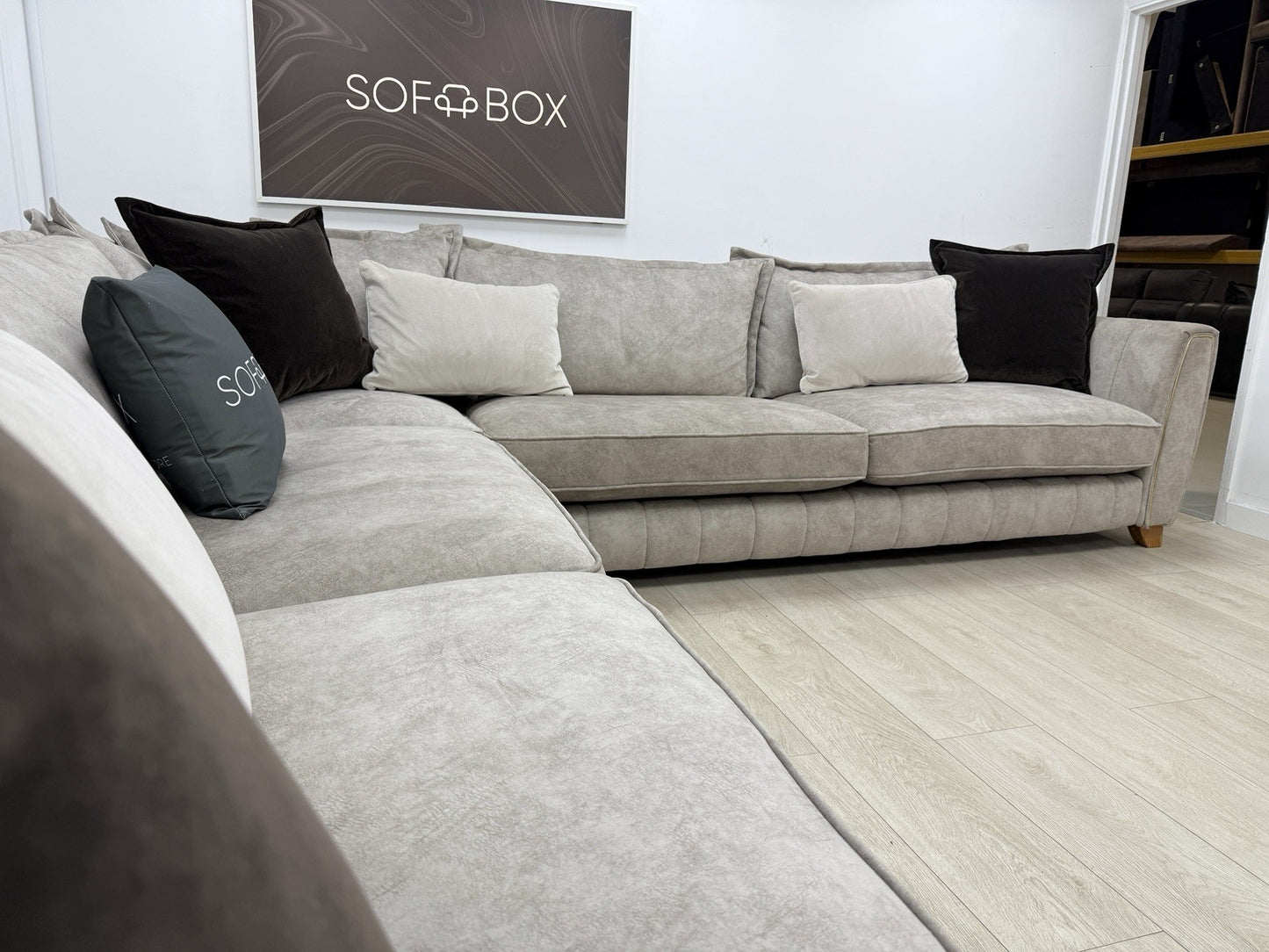 DFS Cherished XL Corner Sofa In Oatmeal