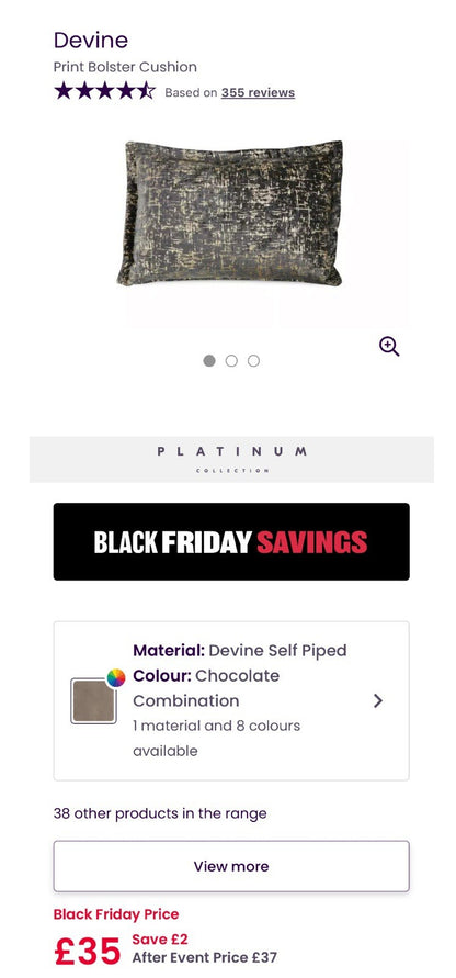 DFS Devine Corner Sofa In Chocolate Combination