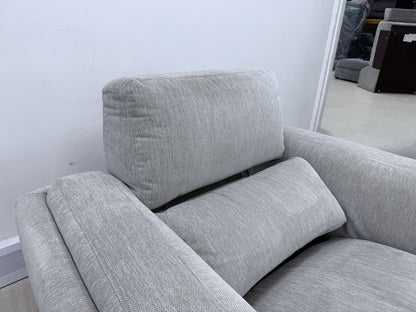 DFS San Mateo Power Recliner Armchair In Fresno Ivory Fabric