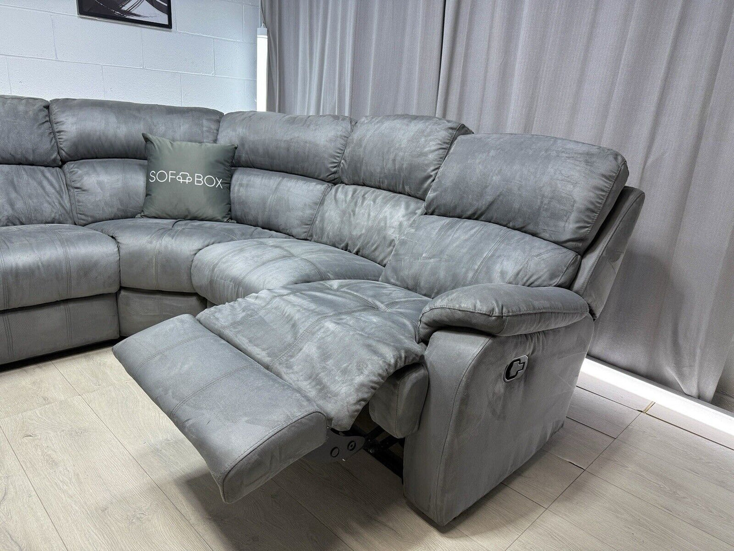 Furniture Village Moreno Manual Corner Recliner Sofa - Delivery Available