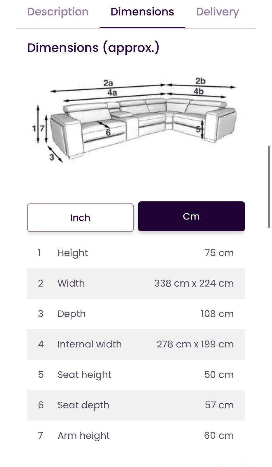 DFS Wander Power Recliner Corner Sofa In Charcoal Grey
