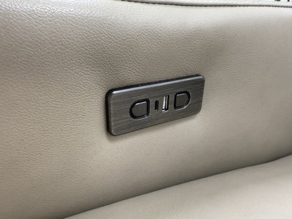 DFS Wander Power Recliner Chair In Taupe Leather