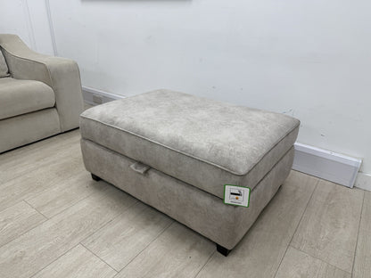 DFS Cherished Storage Footstool In Oatmeal
