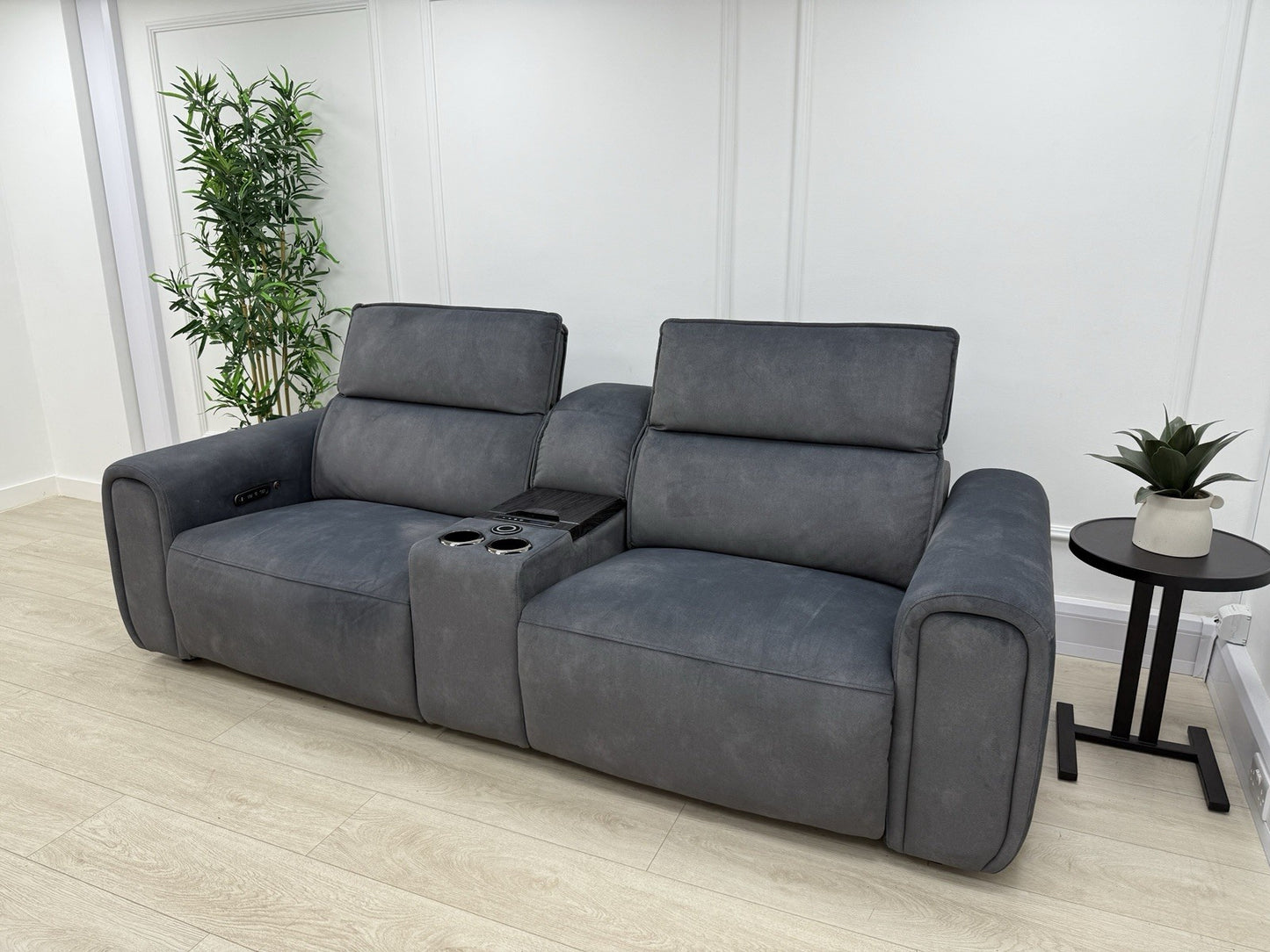 Sofology Premiere 2.5 Seater Power Recliner/Headrest/Heated Sofa