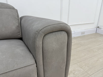 Sofology Premiere Power Recliner Love Seat In Lifestyle Flecked Mocha Fabric