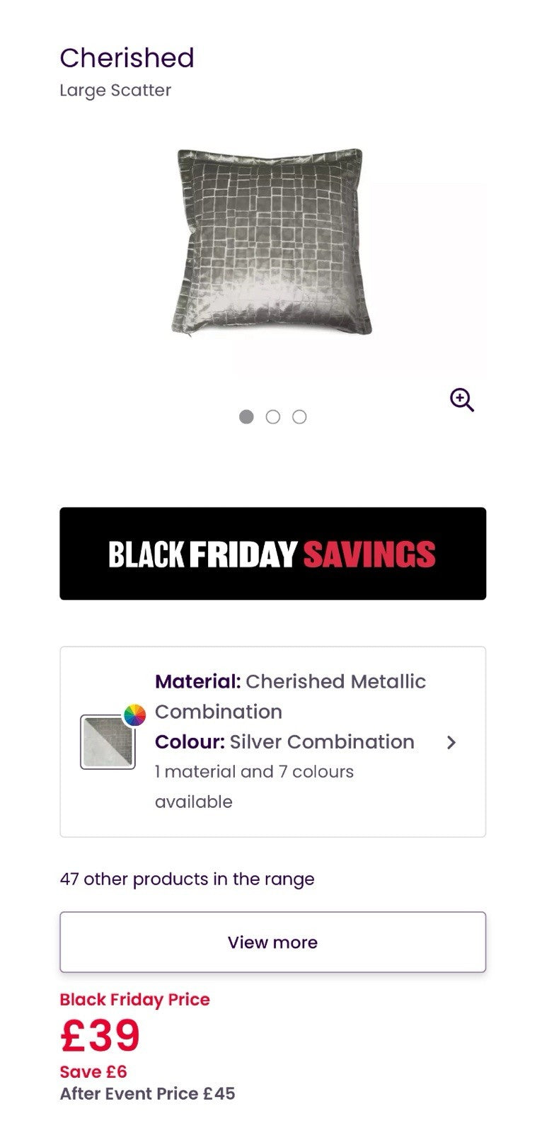 DFS Cherished Corner Sofa In Grey LHF