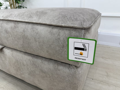 DFS Cherished Storage Footstool In Oatmeal