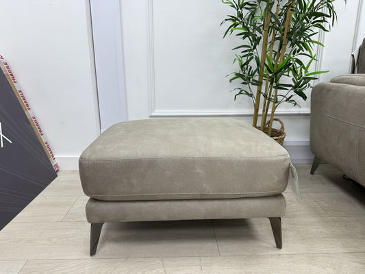 DFS San Mateo Footstool In Arizona Stone Fabric