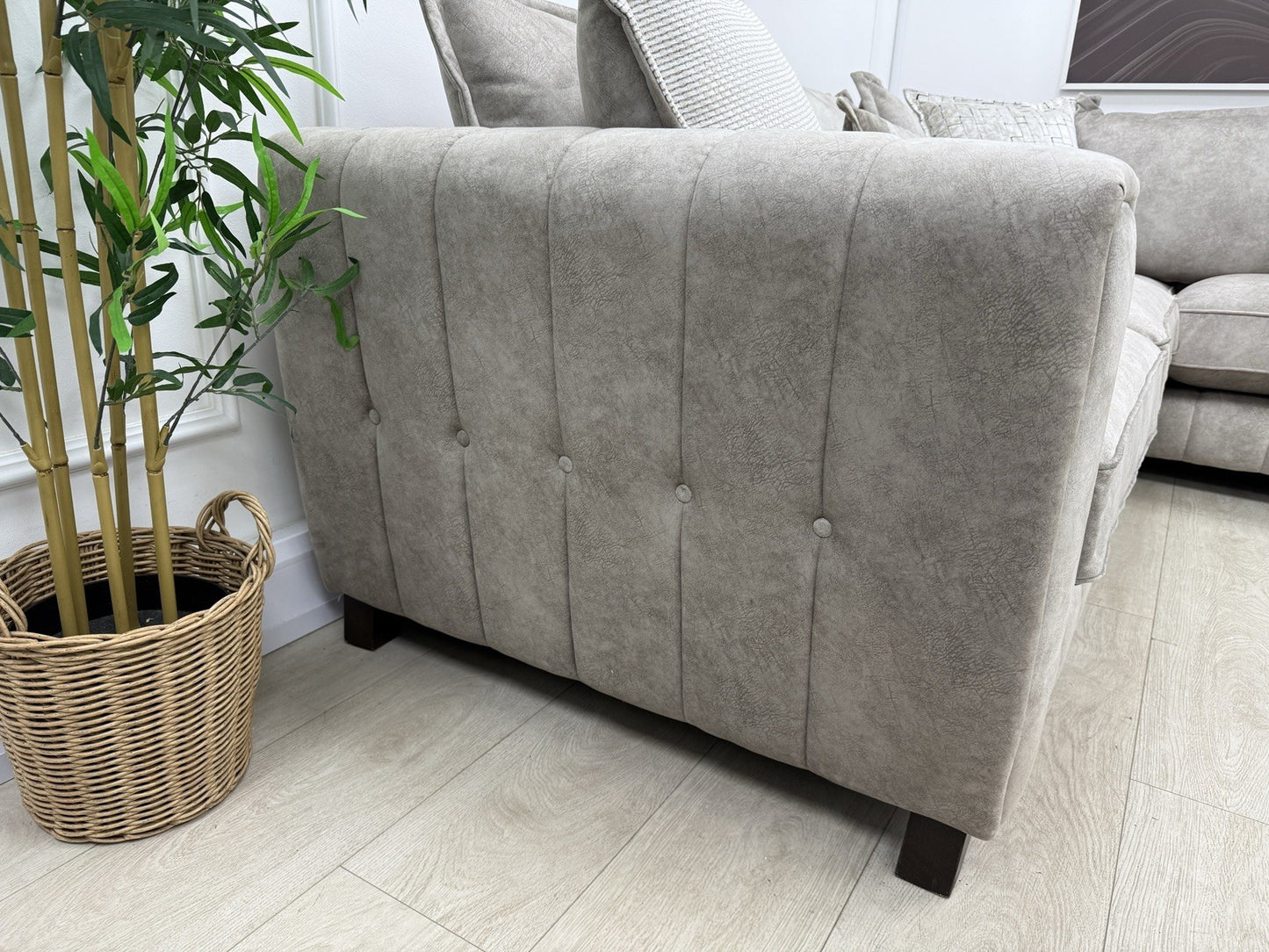 DFS Cherished Corner Sofa In Oatmeal