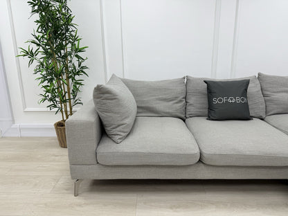 Sofology Cedar Corner Sofa In Light Grey