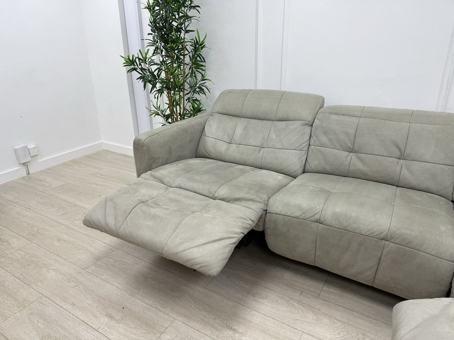 Sofology Marmont Corner Recliner Sofa In Cream