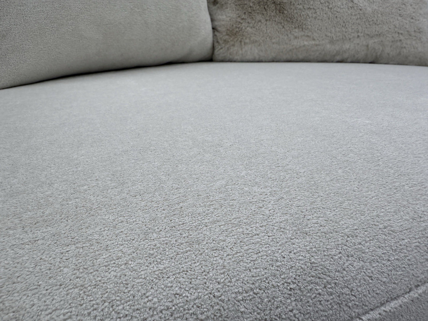 DFS Alani Cuddle Chair Loveseat Sofa In Cream Fabric