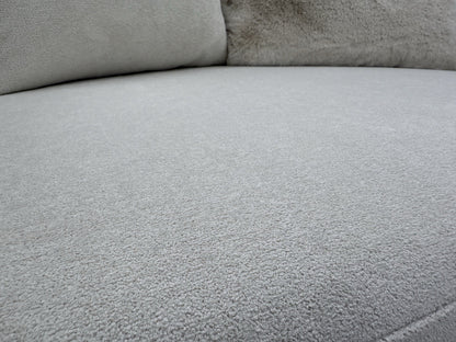 DFS Alani Cuddle Chair Loveseat Sofa In Cream Fabric