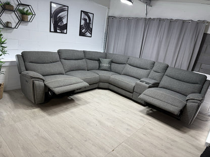 DFS Trek Power Recliner Corner Sofa With Storage