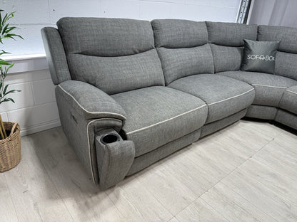 DFS Trek Power Recliner Corner Sofa With Storage
