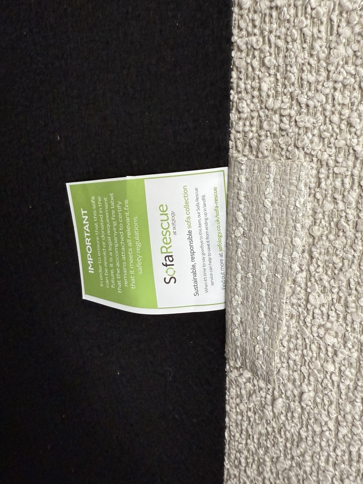 Sofology Marble Arch Mink/Natural Mix Cologne Boucle Loveseat